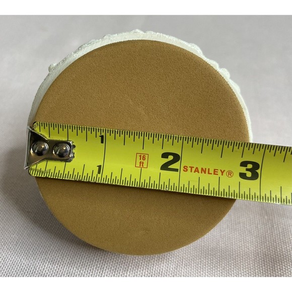 Christmas sleigh candle topper Round Multicolored W/ Sparkles. - Picture 6 of 7